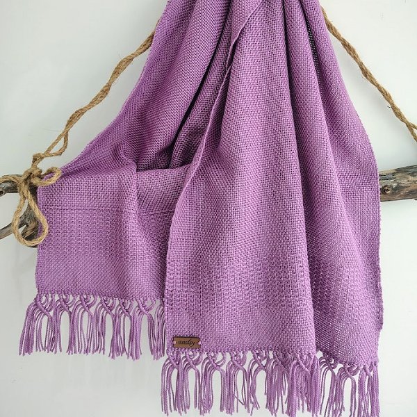 Pashmina Yampai tejidas en telar artesanales